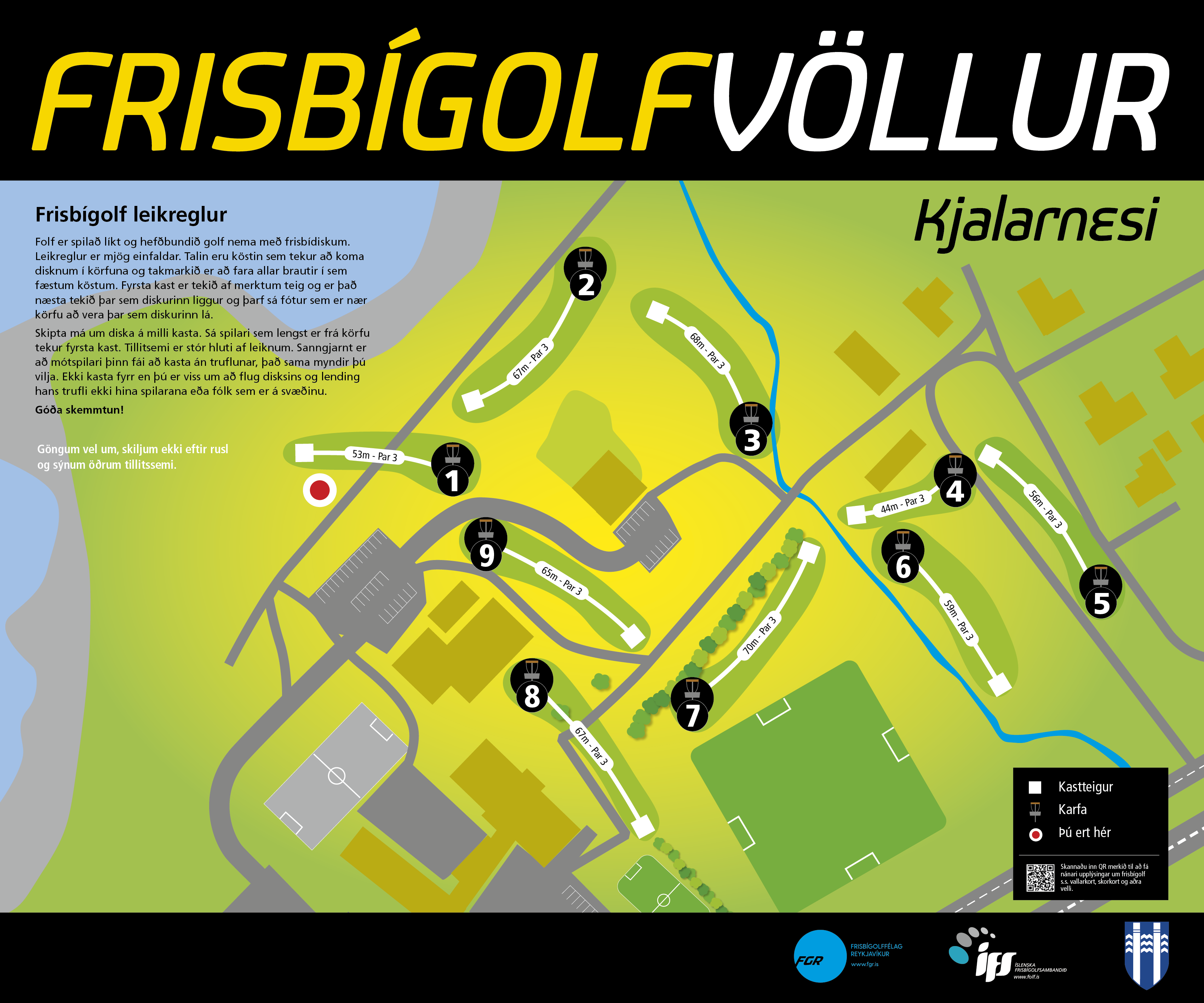 Vallarkort - Kjalarnes