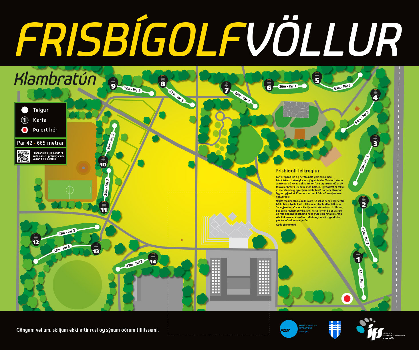 Vallarkort - Klambratún