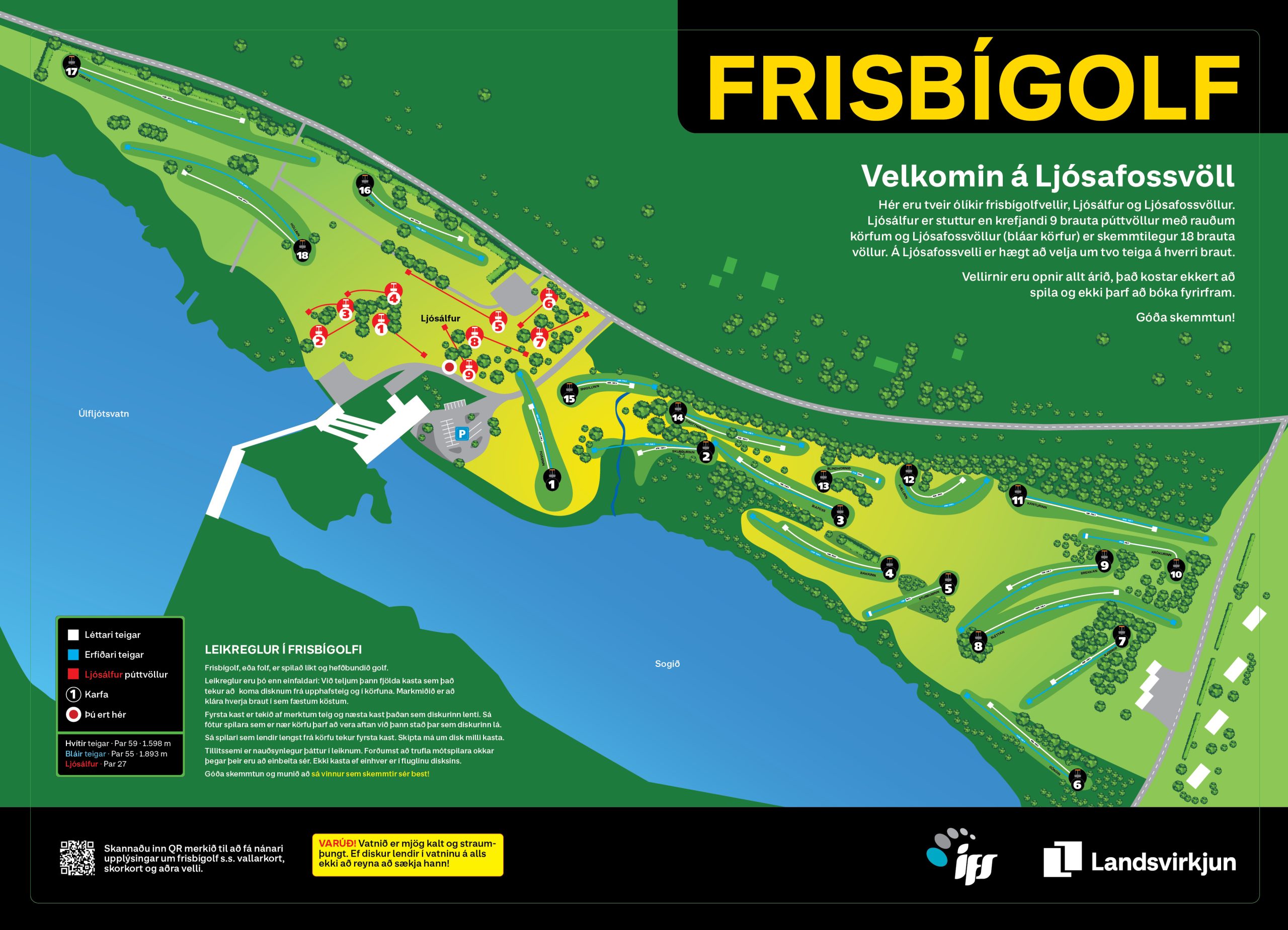 Vallarkort - Ljósafossvöllur