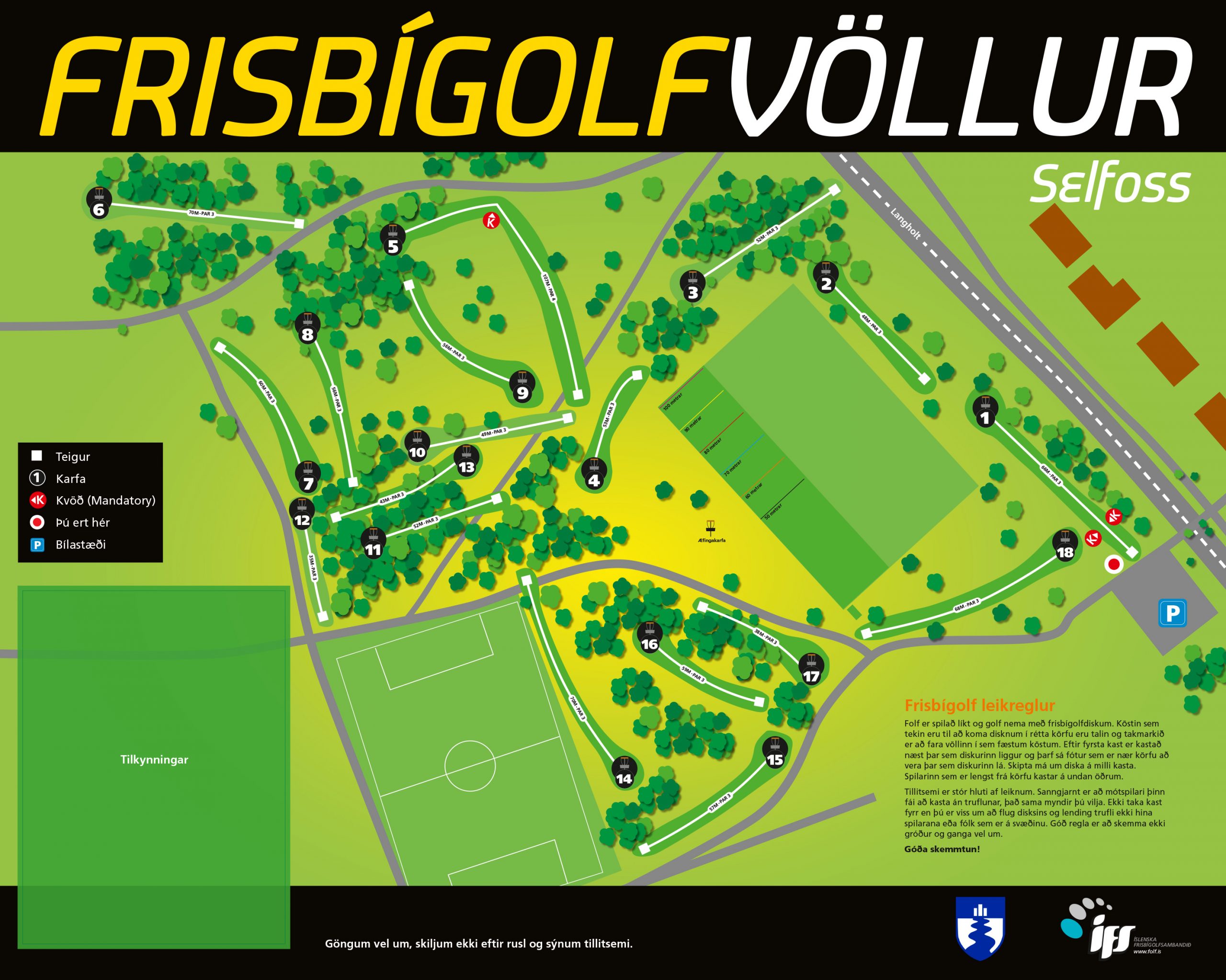 Vallarkort - Selfoss