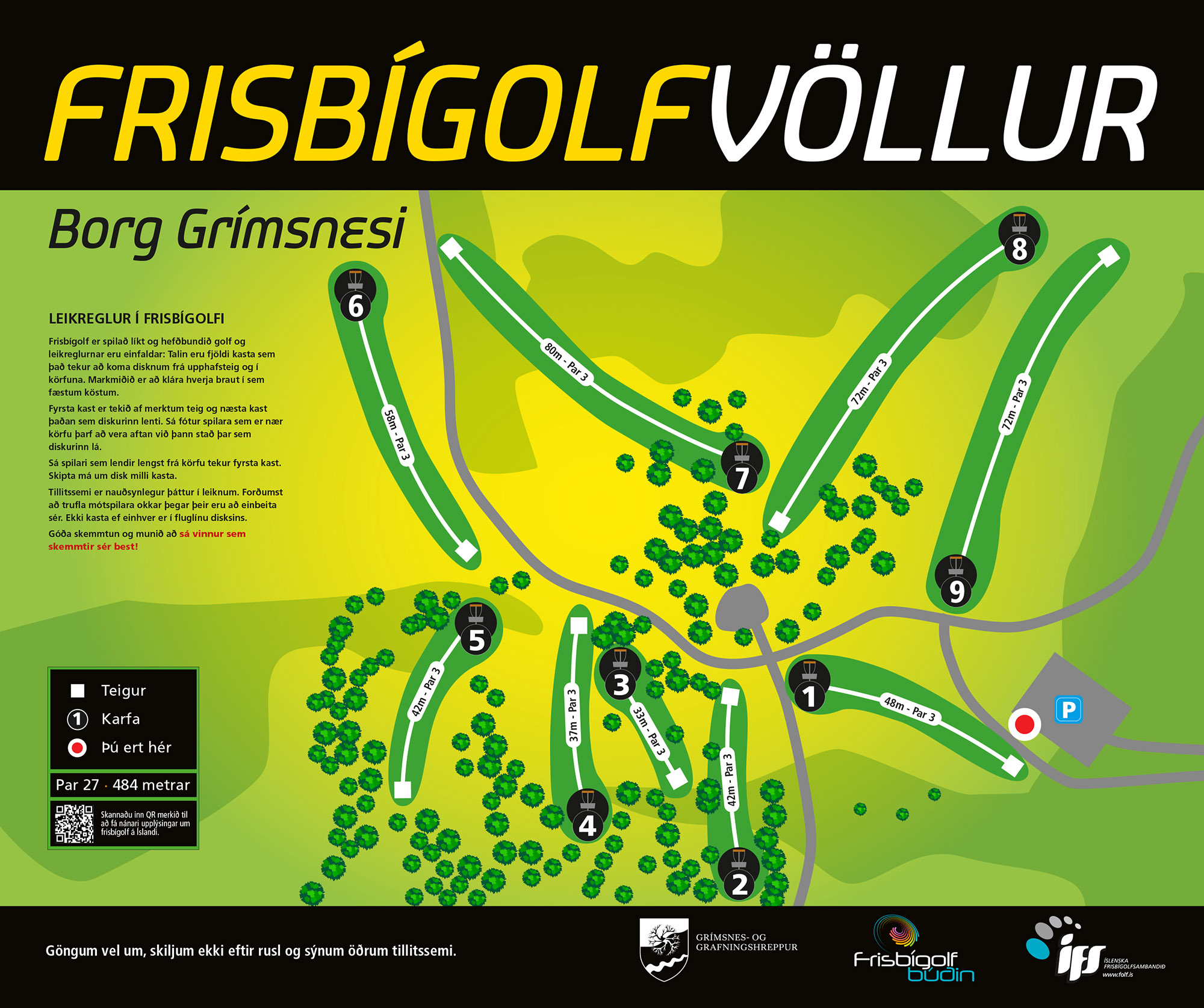 Vallarkort - Borg í Grímsnesi