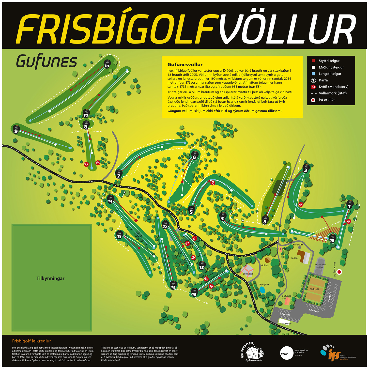 Vallarkort - Gufunesvöllur